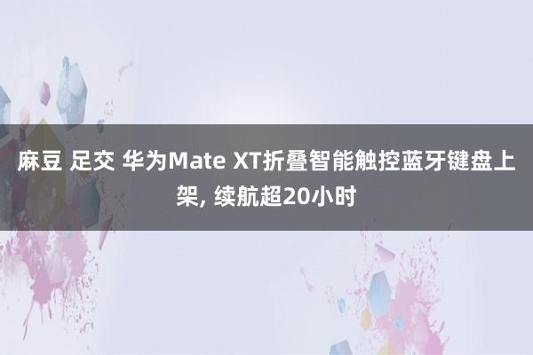 麻豆 足交 华为Mate XT折叠智能触控蓝牙键盘上架, 续航超20小时