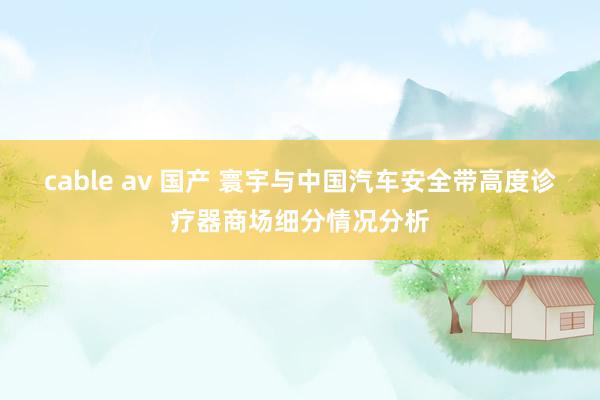 cable av 国产 寰宇与中国汽车安全带高度诊疗器商场细分情况分析