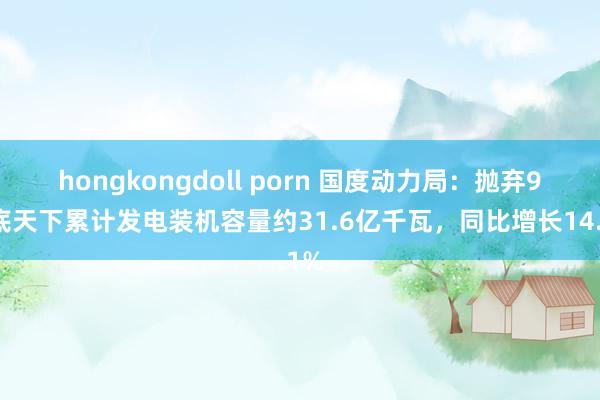 hongkongdoll porn 国度动力局：抛弃9月底天下累计发电装机容量约31.6亿千瓦，同比增长14.1%