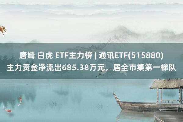 唐嫣 白虎 ETF主力榜 | 通讯ETF(515880)主力资金净流出685.38万元，居全市集第一梯队