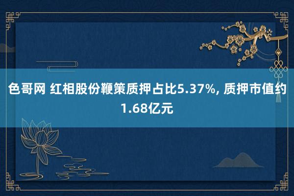 色哥网 红相股份鞭策质押占比5.37%, 质押市值约1.68亿元